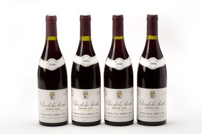 null 4 B CLOS DE LA ROCHE (Grand Cru) Pierre Amiot & Fils 1990