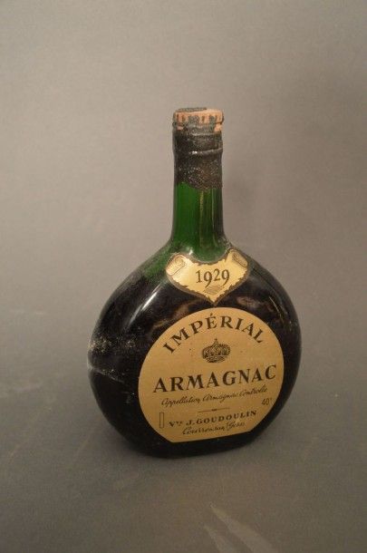 null 1 B ARMAGNAC IMPERIAL forme basquaise Veuve J.Goudoulin 1929