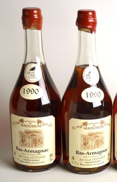 null 2 B BAS ARMAGNAC DOMAINE DE MAOUHUM Lasseignou 1990