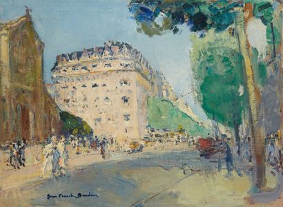 Jean-Franck BAUDOIN (1870-1961) 
Paris
Huile sur toile, signée en bas à gauche
60...