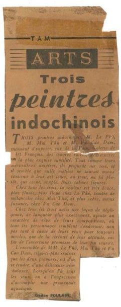 Le Pho (1907-2001) 
Jeune fille à l'éventail
Encre et couleur sur soie, signée et...