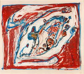 Jacques DOUCET (1924-1994) 
Composition, 1973
Gouache sur papier, signée et datée...