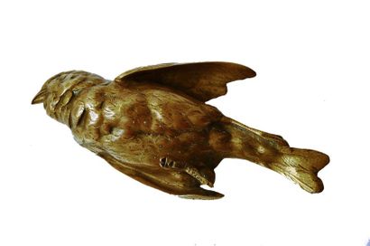 Comolera P. (d'après) «Oiseau» Bronze, signé. LT: 12,5 cm