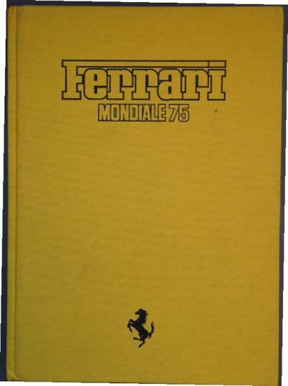 null Yearbook Ferrari année 1975 en langue italienne
Etat d'usage
On joint la carte...