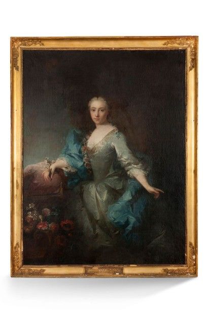 ROBERT LEVRAC TOURNIÈRES (CAEN 1667-1752) 
Portrait de Michelle Anne Douart de Fleurance,...