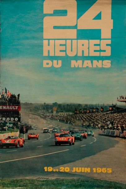 null 24 Heures du Mans 1965
Affiche
Impression et réalisation Imp. Oberthur
Photo...