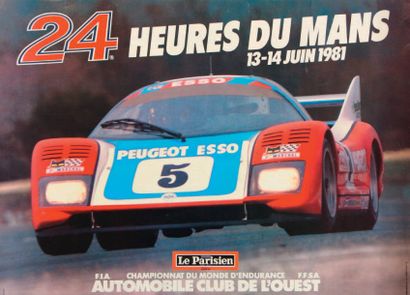 null 24 Heures du Mans 1981
Affiche
Impression et réalisation Publi-inter SA Photo...