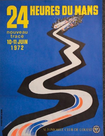 null 24 Heures du Mans 1972
Affiche
Impression et réalisation Imp. Le Pilier Vert...