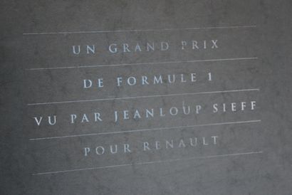 Jean-Loup Sieff Ensemble de 10 clichés imprimés figurant l'équipe Renault F1 au Grand...