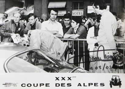 null 30ème Coupe des Alpes 

Photographie de Jean Vinatier 

Dédicacée et datée 

Très...