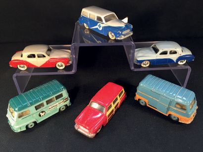 Lot de 6 miniatures C.I.J comprenant: 1 Renault...