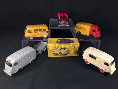 Lot de 5 miniatures C.I.J comprenant: 1 Renault...