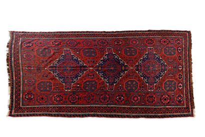 Important et ancien SOUMAK (Caucase), fin XIXème siècle, (tissé au crochet) 

Champ...