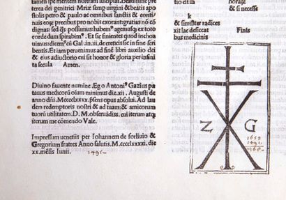 [Incunable] Gazio (Antonio; 1449-1528) Corona Florida Medicinae sive De conservatione...