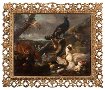 Attribué à Giorgio DURANTI (1687-1753) "L'attaque du Renard"
Toile
124,5 x 154 c...