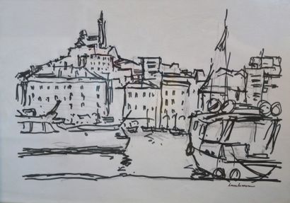 null Henri BOCCARA (1910-1992)

Le port de Marseille / La terrasse

Ensemble de deux...