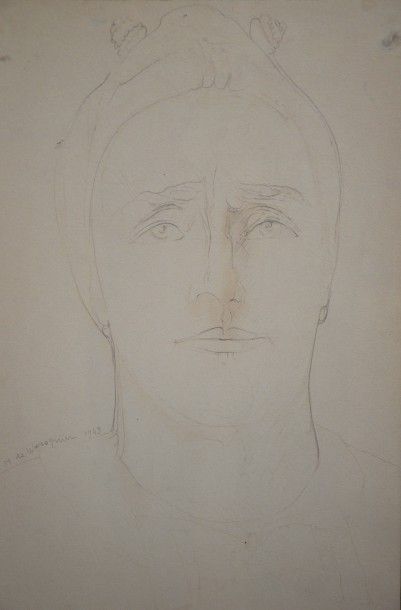 null Henry DE WAROQUIER (1881-1970) 

Portrait 

Crayon sur papier, signé et daté...