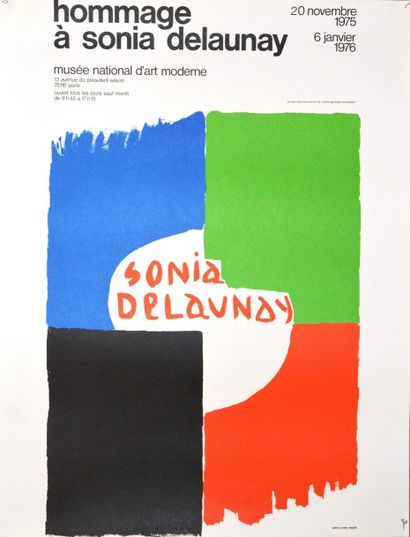 null Ensemble de sept affiches d'expositions des années 60 -70 :

-Serge Poliakoff:...