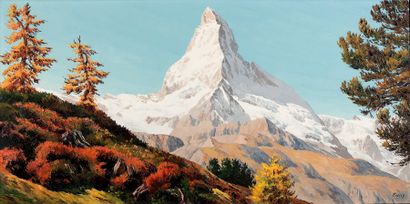 null Jacques FOURCY (1906-1990)

Paysage de montagne

Huile sur isorel, signée en...