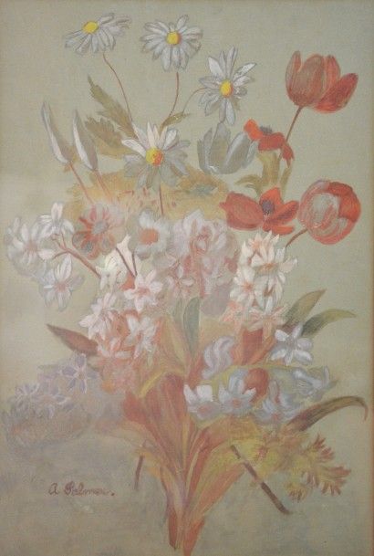 null Ecole du XXème siècle

Bouquet de fleurs

Technique mixte sur papier, portant...