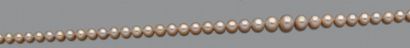 Collier composé de 91 perles supposées fines...