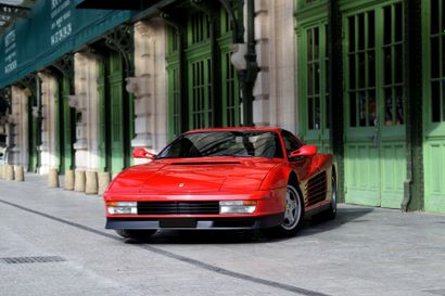 1990 - FERRARI TESTAROSSA Mise en circulation le 12 janvier 1990, cette Ferrari Testarossa...