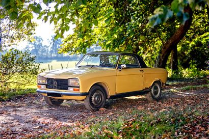 1972 - PEUGEOT 304 S CABRIOLET Sans réserve
Carte grise française
Numéro de châssis:...