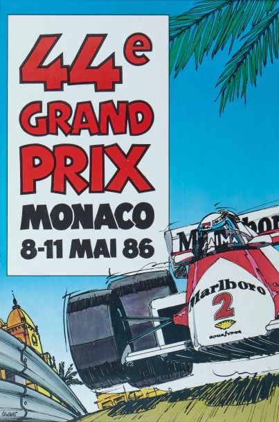 null Grand Prix de Monaco 1986
Affiche originale
Agence Internationale de Publicité,...