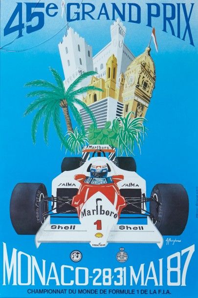 null Grand Prix de Monaco 1987
Affiche originale
Agence Internationale de Publicité,...