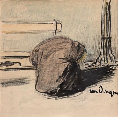 Kees VAN DONGEN (1877-1968) L'hiver étant venu, c'est fini, la chanson d'la marchande...