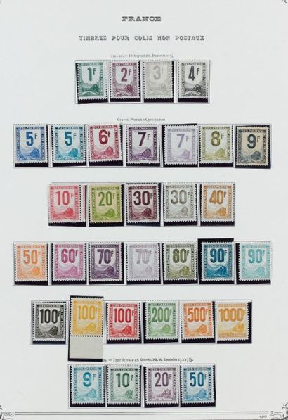 null FRANCE - Collection comprenant des timbres-poste des premières émissions (tous...