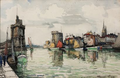 null FRANK-WILL (1900-1951)

La Rochelle, 1922

Aquarelle et fusain sur papier, signé,...