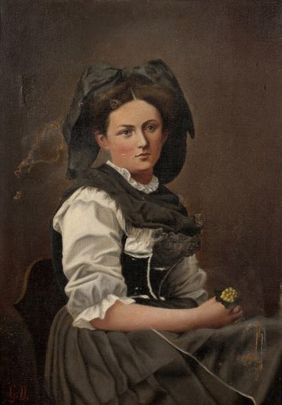 null Ecole française fin XIXème

Portrait de femme

Huile sur toile, porte un monogramme...