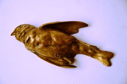 null Comolera P. (d'après) « Oiseau » Bronze, signé. LT : 12,5 cm 