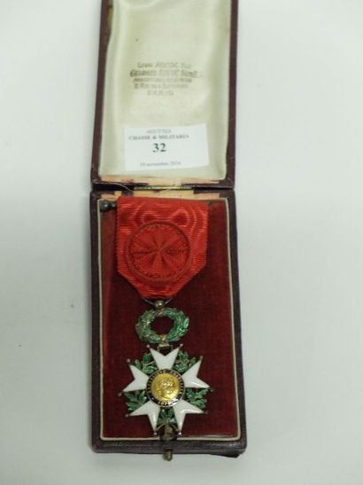 null France Ordre de la Légion d'honneur. Étoile d'Officier, IIIè République. Vermeil,...