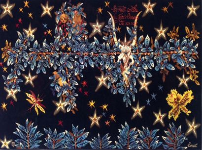 null Importante tapisserie d'Aubusson (France)
Tapisserie de lisse vers 1958-1960.
Par...
