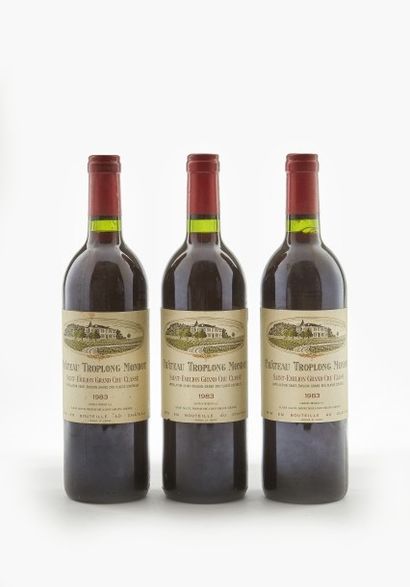 null 3 B CHÂTEAU TROPLONG MONDOT (2 e.l.s; 1 e.l.a.) GCC1B St Emilion 1983 