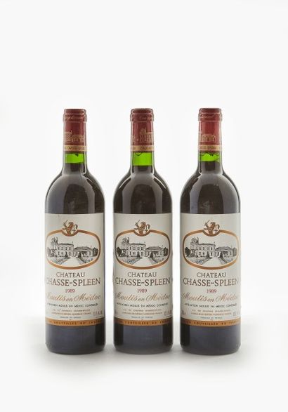 null 3 B CHÂTEAU CHASSE SPLEEN Moulis 1989 