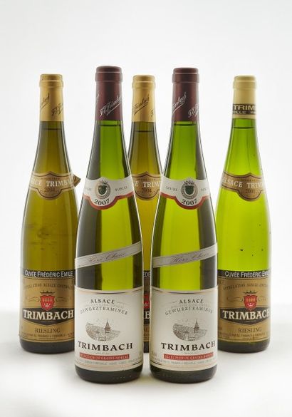 null 2 B GEWURZTRAMINER HORS CHOIX SELECTIONS GRAINS NOBLES Trimbach 2007 2 B RIESLING...
