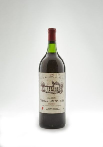 null 1 Mag CHÂTEAU RESPIDE MEDEVILLE Rouge (e.l.a.) Graves 1985 