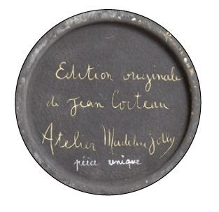 Jean COCTEAU (1889-1963) Plat «Le gabier de Vigie en rose»
Edition originale de Jean...