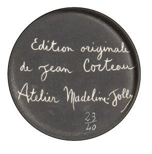 Jean COCTEAU (1889-1963) Plat «Le gabier de Vigie»
Edition originale de Jean Cocteau-...