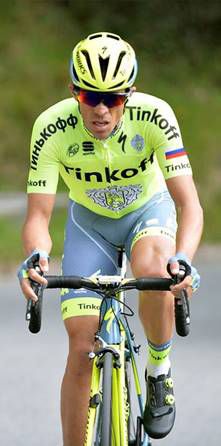 null 1 Maillot cycliste Tinkoff dédicacé par Alberto CONTADOR, vainqueur de 3 Tours...