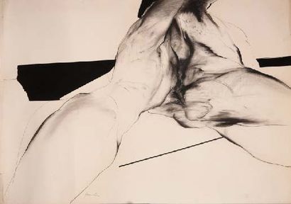 François FRANTA (1930) Etude de nus
Encre et crayon sur papier, signée en bas à gauche
75...