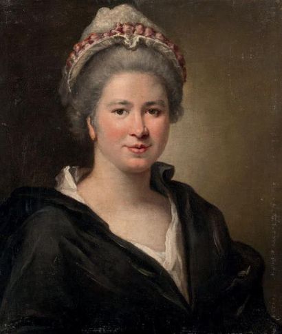 Ecole francaise vers 1760 Portrait de femme
Toile
59 x 50 cm
Sans cadre