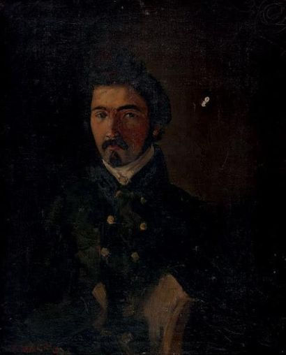 Benedit MASSON (Sombernon 1819 - Paris 1893) Portrait de Monsieur Gerrat
Sur sa toile...