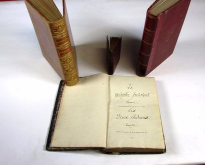 null Lot de 4 livres : Guste Bouessier Poueisias Dioisas (1841) ; Boissier Auguste...