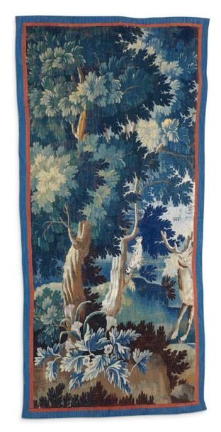 null Panneau de tapisserie d'Aubusson dite portière, fin XVIIe - début XVIIIe siècle.
À...