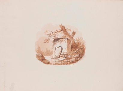 François Alexandre PERNOT (Wassy 1793-1865) Allégorie de la Musique, de la Géographie...