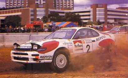 1992 - TOYOTA CELICA TURBO 4WD ST185 EX- TOYOTA TEAM EUROPE WORLD CHAMPION La Toyota...